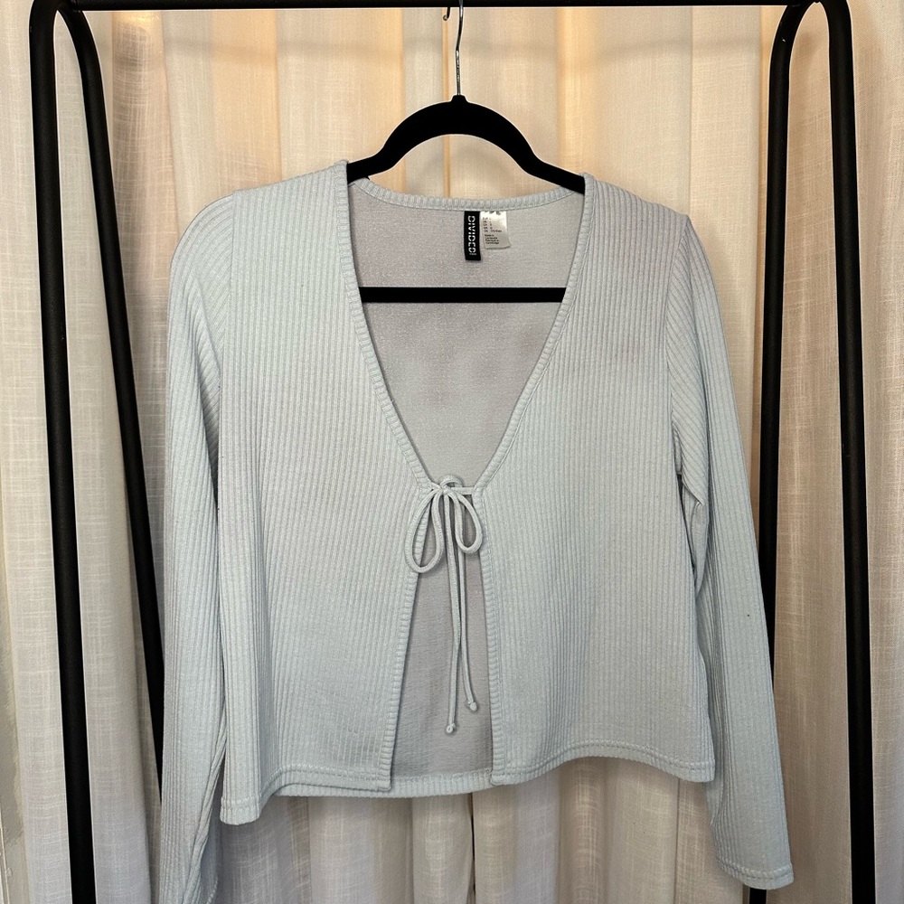 Front Tie Cardigan